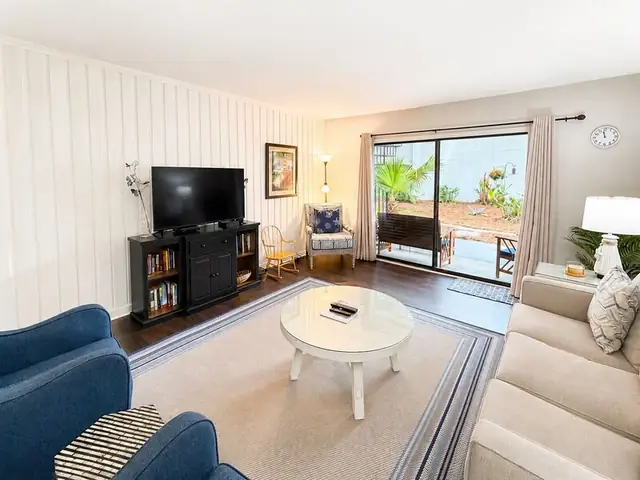 Living room at Surf Court Villas 16